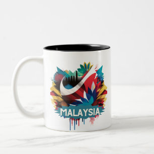 Malaysia Two-Tone Coffee Mug
