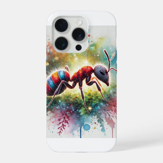Malaysian exploding ant 221024AREF132 - Watercolor iPhone Case (Back)