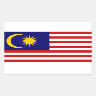 Malaysian Flag, Flag of Malaysia Rectangular Sticker