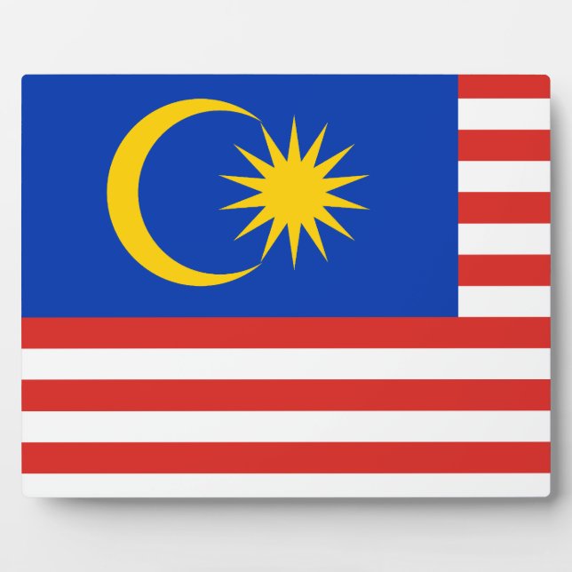 Malaysian Flag Plaque (Front)