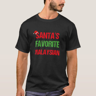 Malaysian Funny Malaysia Pajama Christmas T-Shirt