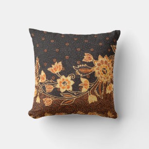 Malaysian Indonesian Batik Art Beauty Cushion