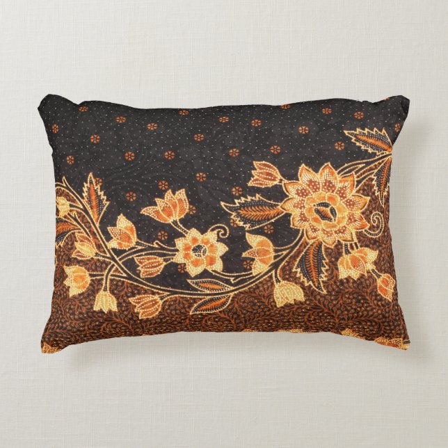 Malaysian Indonesian Batik Art Beauty Decorative Cushion (Front)