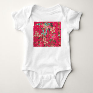 Malaysian Indonesian Batik Art Pattern Baby Bodysuit
