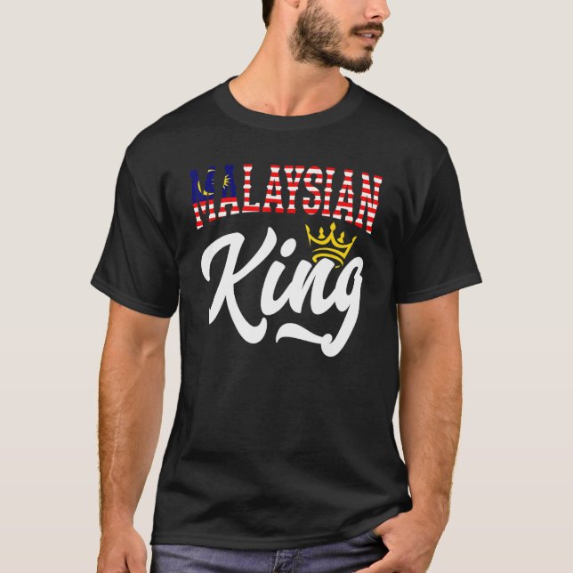 Malaysian King Malaysia Malaysian Malaysia Flag_1 T-Shirt (Front)