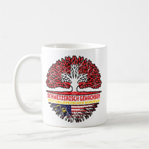 Malaysisch Schweizer Schweiz Baum Wurzel Coffee Mug