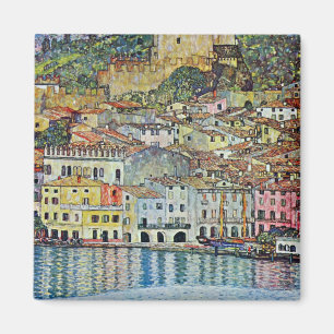 Malcesine on Lake Garda By Gustav Klimt Magnet
