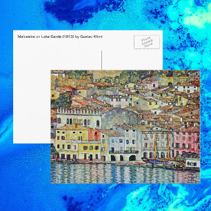 Malcesine on Lake Garda By Gustav Klimt Postcard
