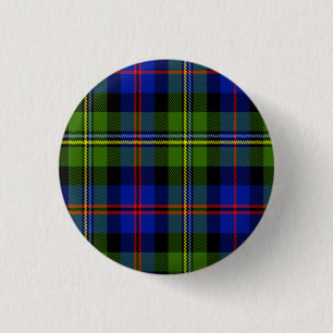 Malcolm Scottish Tartan 3 Cm Round Badge