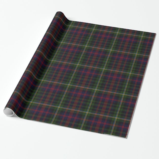 Malcolm Scottish Tartan Plaid Wrapping Paper (Unrolled)