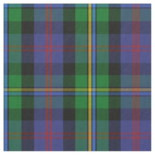 Malcolm Tartan Print Fabric (Close Up)