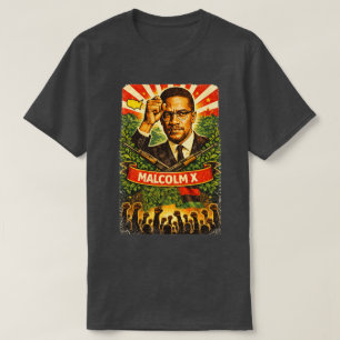 Malcolm X Revolutionary T-Shirt Black History icon