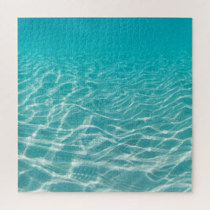 Maldive Beach Reflections Beautiful View. Jigsaw Puzzle