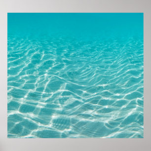 Maldive Beach Reflections Beautiful View. Poster