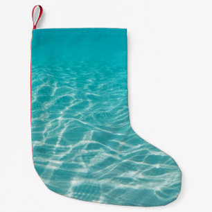 Maldive Beach Reflections Beautiful View. Small Christmas Stocking