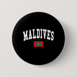 MALDIVES 6 CM ROUND BADGE