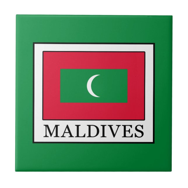 Maldives Ceramic Tile (Front)
