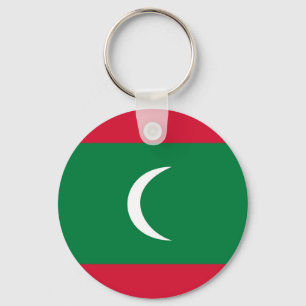 maldives country flag nation symbol key ring