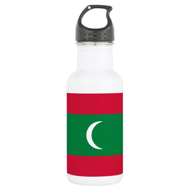 Maldives Flag 532 Ml Water Bottle (Front)