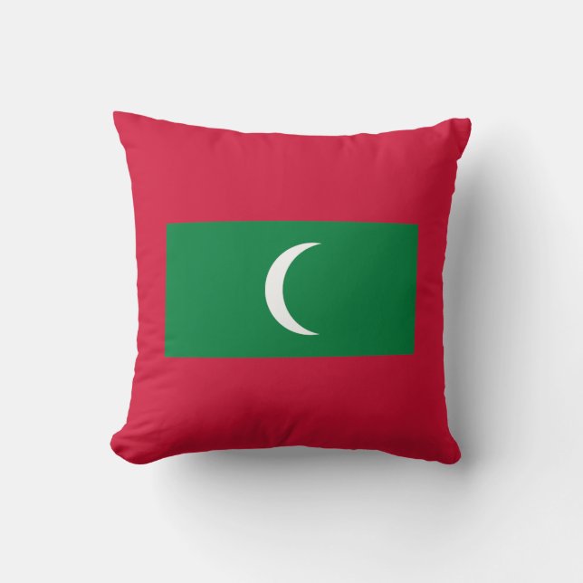 Maldives Flag Cushion (Front)