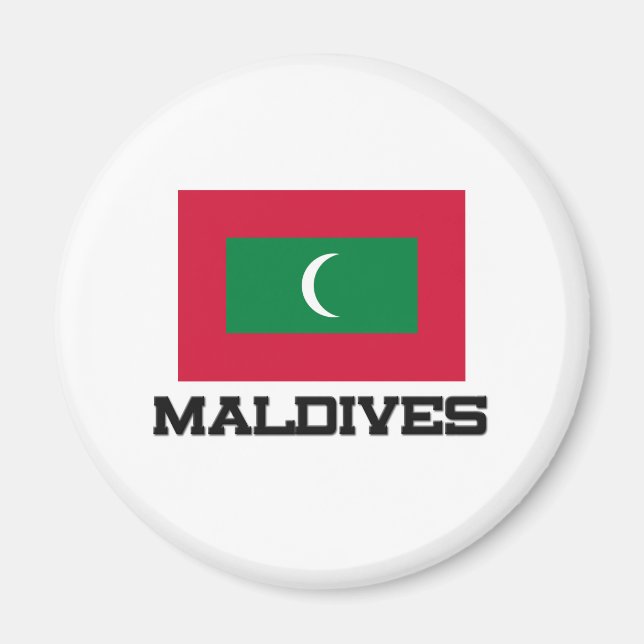Maldives Flag Magnet (Front)