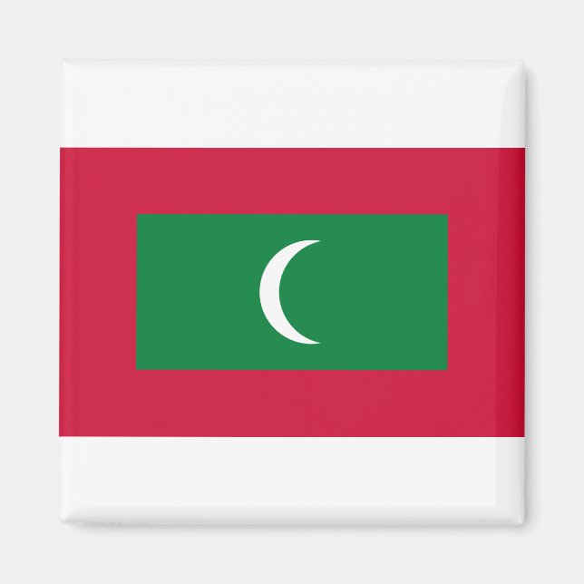 Maldives Flag Magnet (Front)