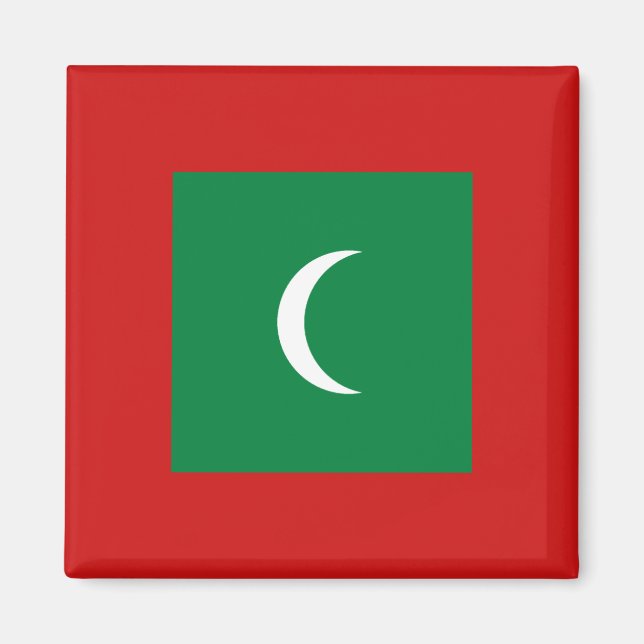 Maldives Flag Magnet (Front)