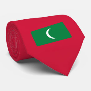 Maldives Flag (Republic of Maldives) Tie