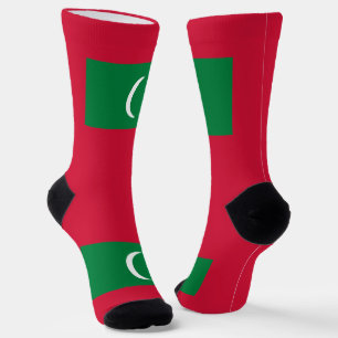 Maldives Flag Socks