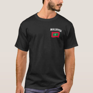 MALDIVES Flag Sport Competition Proud Vacation Sou T-Shirt