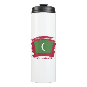 Maldives flag thermal tumbler