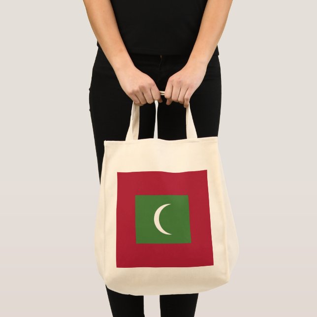 Maldives flag tote bag (Front (Product))