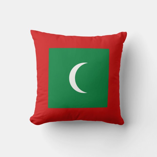 Maldives Flag x Flag Pillow (Front)