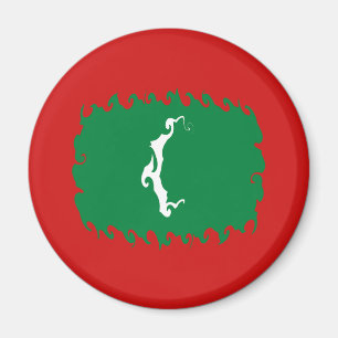 Maldives Gnarly Flag Magnet
