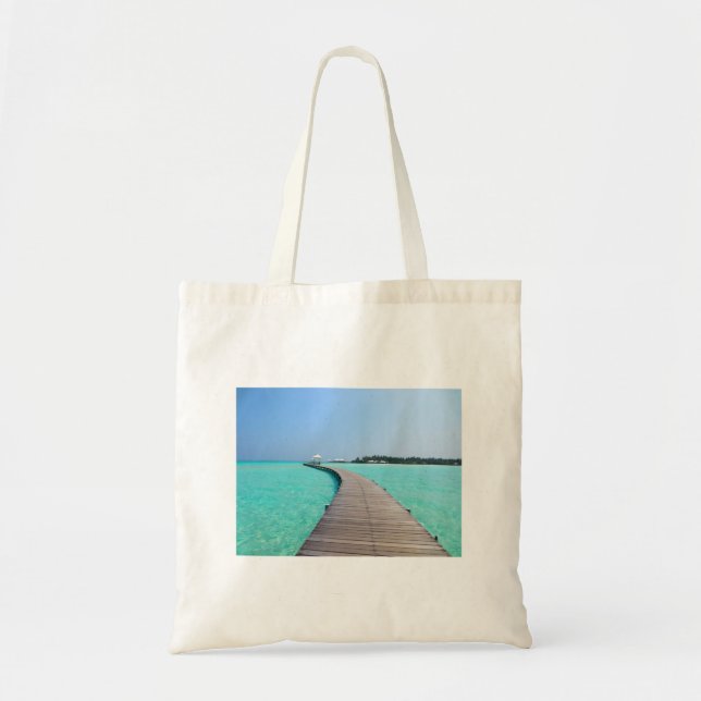 Maldives inspired tote bag (Front)