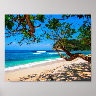 Maldives island by storeman. poster