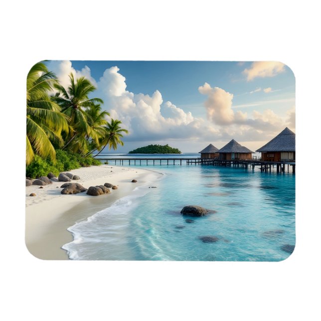 Maldives islands  magnet (Horizontal)