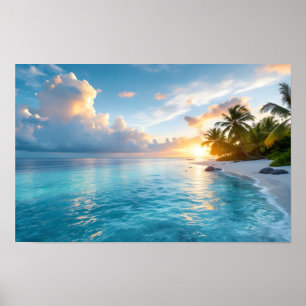 Maldives islands poster