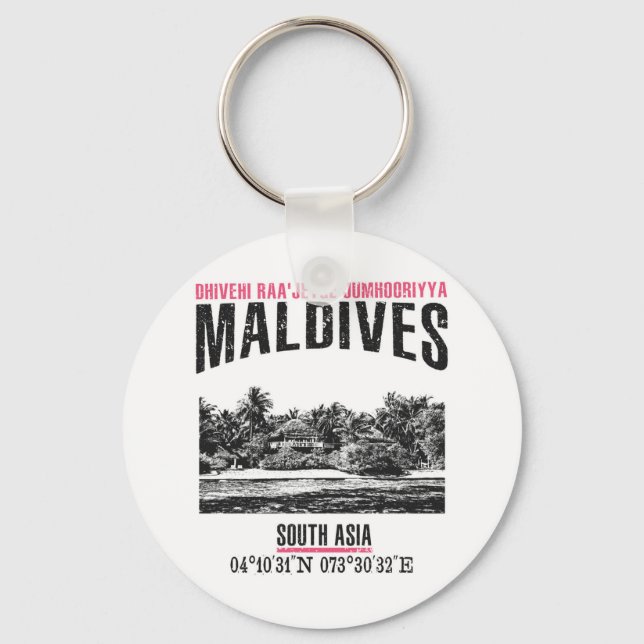 Maldives Key Ring (Front)