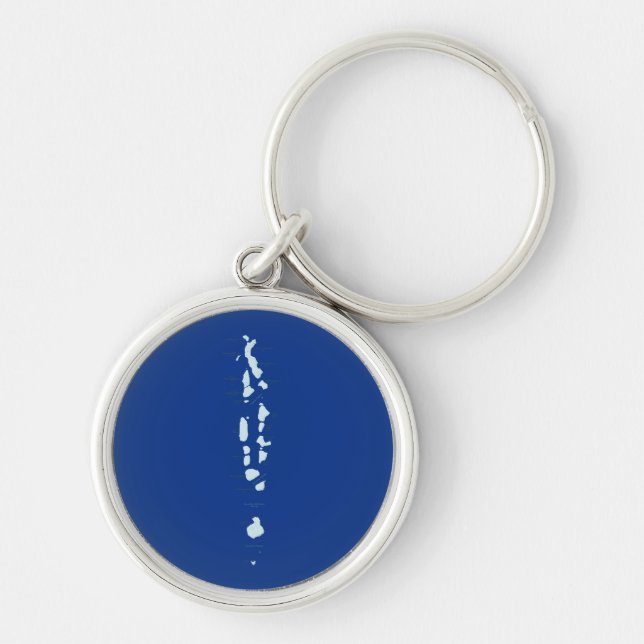 Maldives Map Keychain (Front)