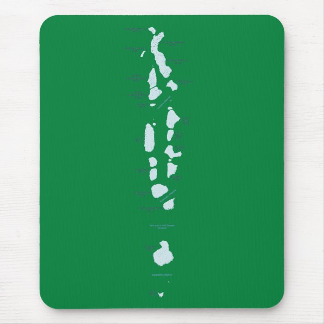 Maldives Map Mousepad (Front)