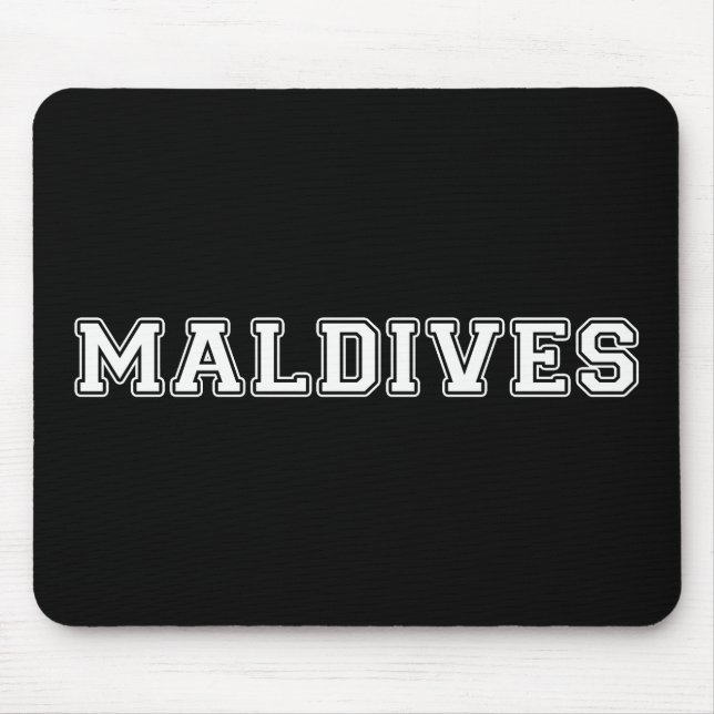 Maldives Mouse Pad (Front)