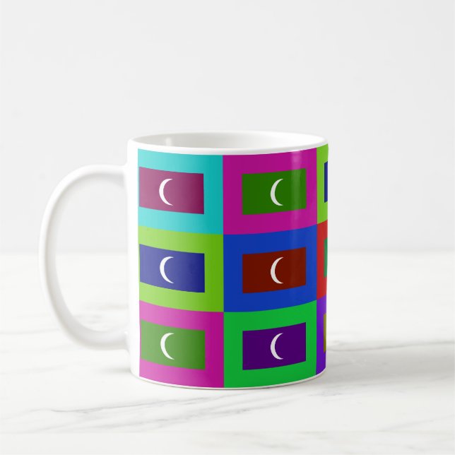 Maldives Multihue Flags Mug (Left)