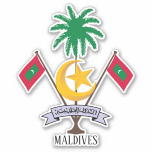 Maldives National Emblem Patriotic
