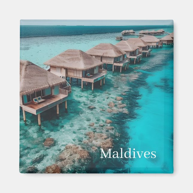 Maldives Photo  Magnet (Front)