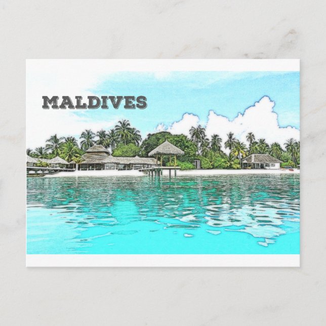 Maldives Postcard (Front)