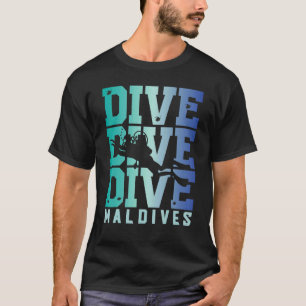 Maldives Scuba Diving Maldives Souvenir Diver T-Shirt