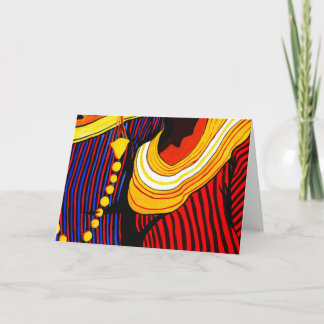 Maldives Traditional Dress Artwork Greeting Card