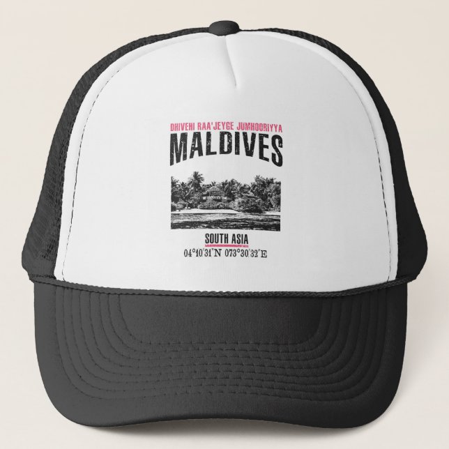 Maldives Trucker Hat (Front)