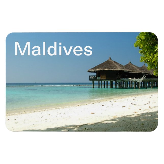 Maldivian resort magnet (Horizontal)